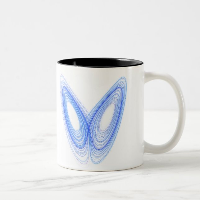 Butterfly Effect -- chic geek Two-Tone Coffee Mug (Right)