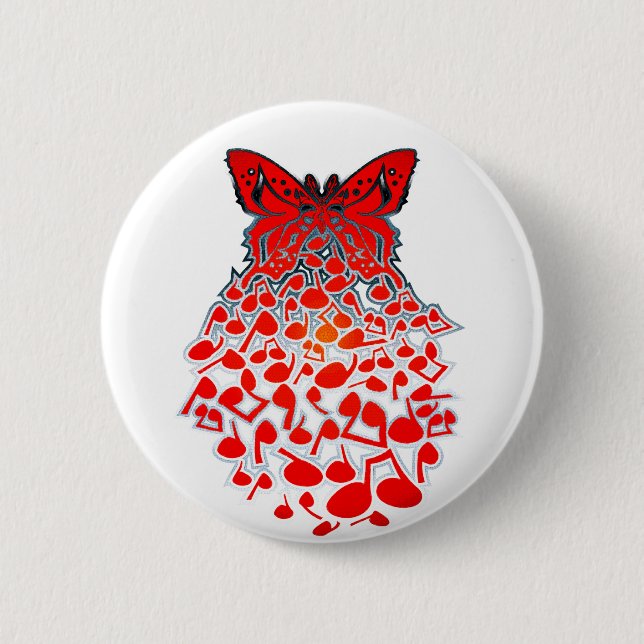 Butterfly_Effect Pinback Button (Front)
