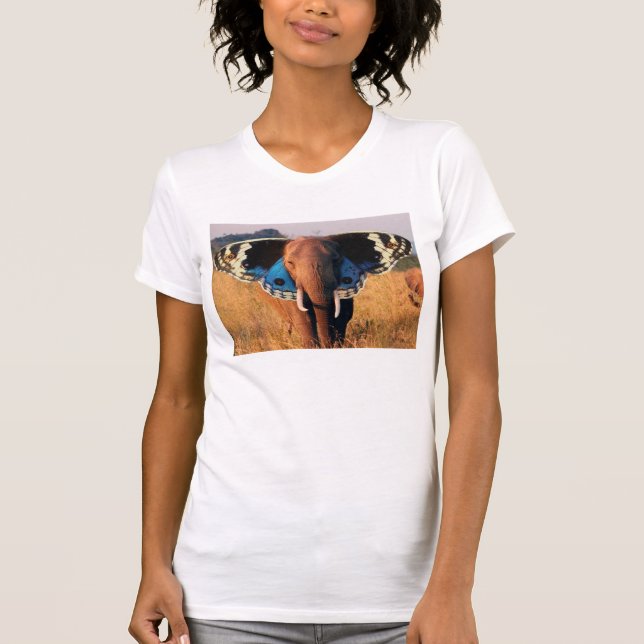 Butterfly Elephant T-Shirt (Front)