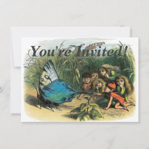 Butterfly Elf Artwork Cute Elves Butterflies Invitation