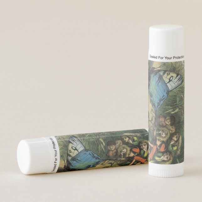 Butterfly Elf Artwork Cute Elves Butterflies Lip Balm (Front)