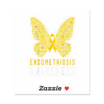 Butterfly Endometriosis Awareness Month Sticker