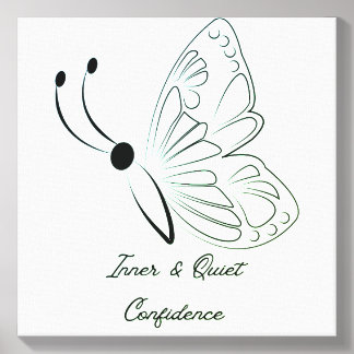 Butterfly Energy Wrapped Canvas Wall Art Canvas Photo Tile