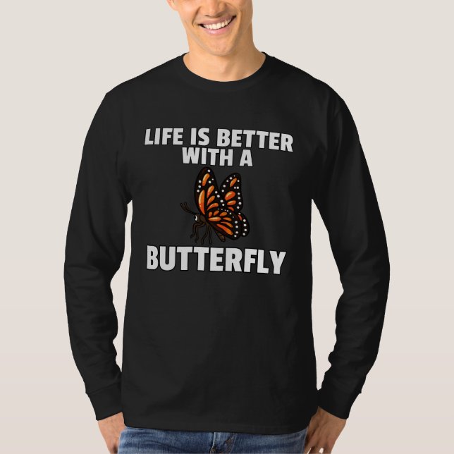 Butterfly Entomology Cute For Women Men T-Shirt (Front)