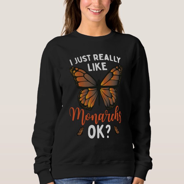 Butterfly Entomology Monarch Sweatshirt (Front)