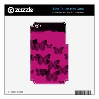 butterfly eternity iPod touch 4G skin