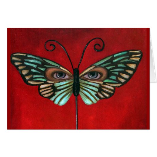 Butterfly Eyes Cards (Front Horizontal)