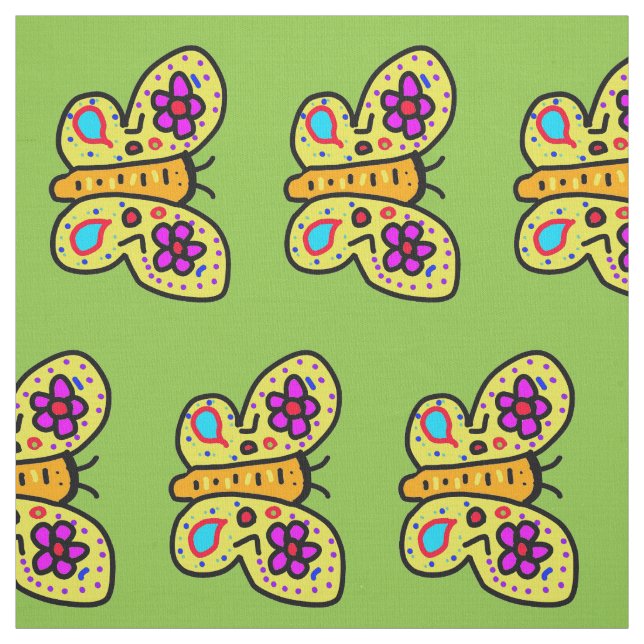 butterfly fabric (Swatch)