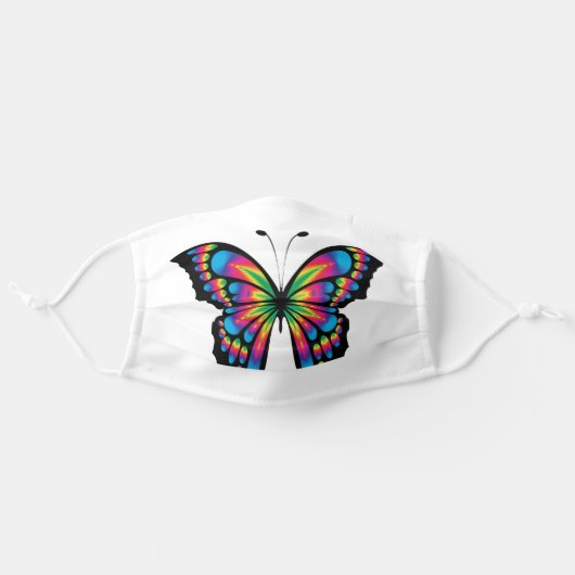 Butterfly Face Mask (Front, Unfolded)