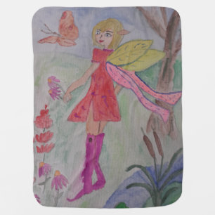 Butterfly Fairy Baby Blanket