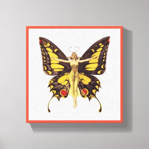 Butterfly fairy canvas print
