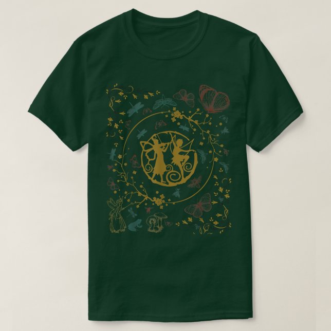 Butterfly Fairy Grunge Frog Fairycore Esthetic Vi T-Shirt (Design Front)