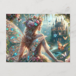 Butterfly Fairy Postcard
