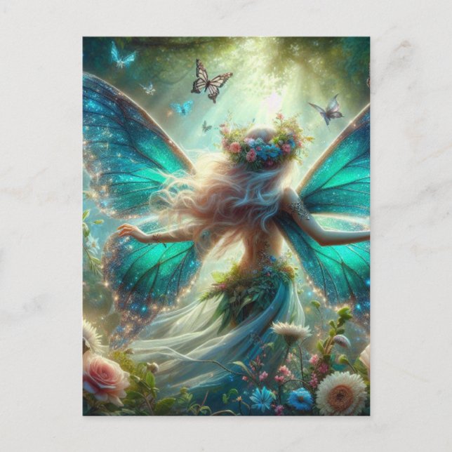 Butterfly Fairy Postcard (Front)