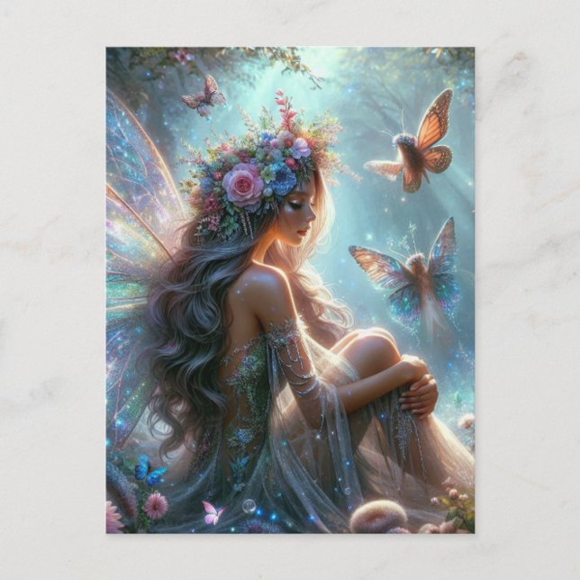 Butterfly Fairy Postcard (Front)