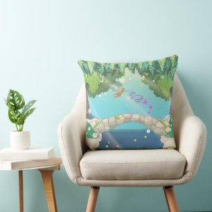 Butterfly Fairy Throw Pillow