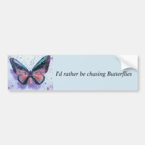 Butterfly Fantasy Bumper Sticker