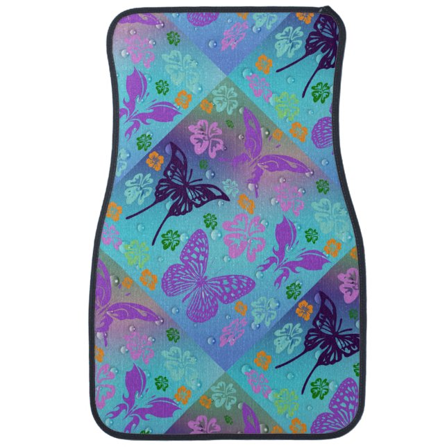 Butterfly Fantasy Car Floor Mat (Front)