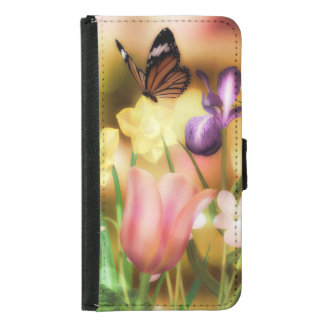 Butterfly fantasy Galaxy S5 or S4 Wallet Case