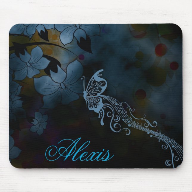 Butterfly Fantasy in Flight Mouse Pad (Front)