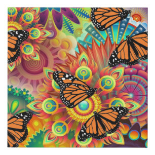 Butterfly Faux Canvas Print