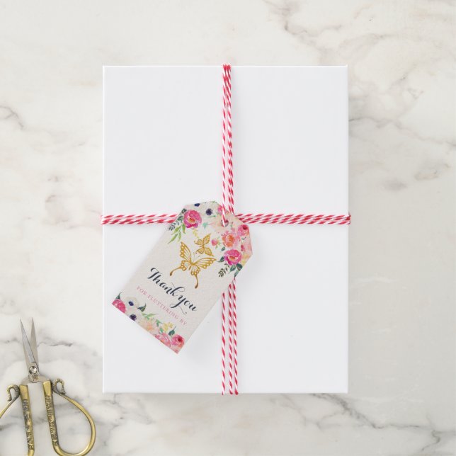 Butterfly Favor Tags (With Twine)