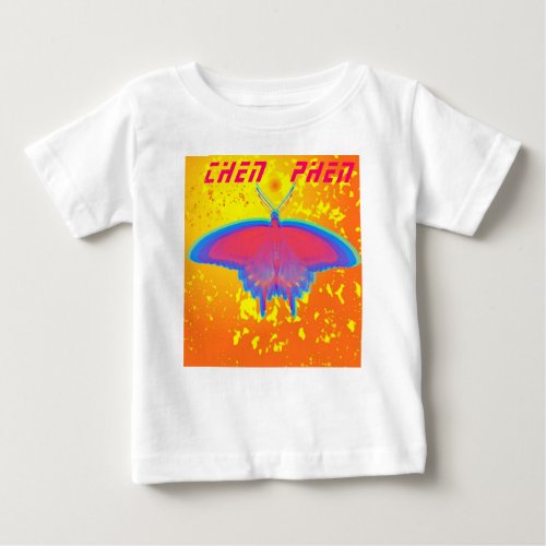 Butterfly Fiery Art Chen Phen Music Brand Classic  Baby T_Shirt