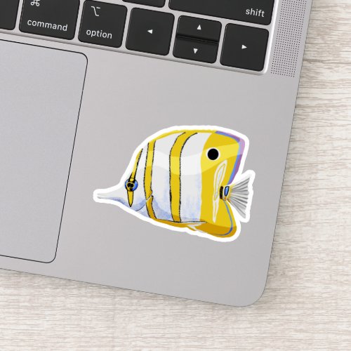 Butterfly fish  sticker