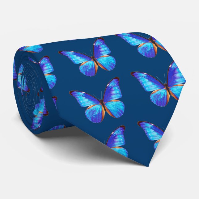 Butterfly fishes tie (Rolled)