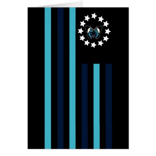 Butterfly - Flag Cards (Front)