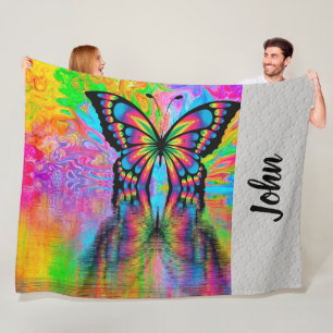 Butterfly Fleece Blanket