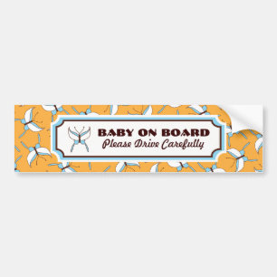 Butterfly Flight Drive Carefully Bumper Sticker