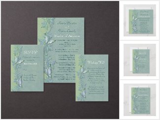 Butterfly Flight Floral Wedding