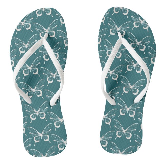 Butterfly Flip Flops (Footbed)