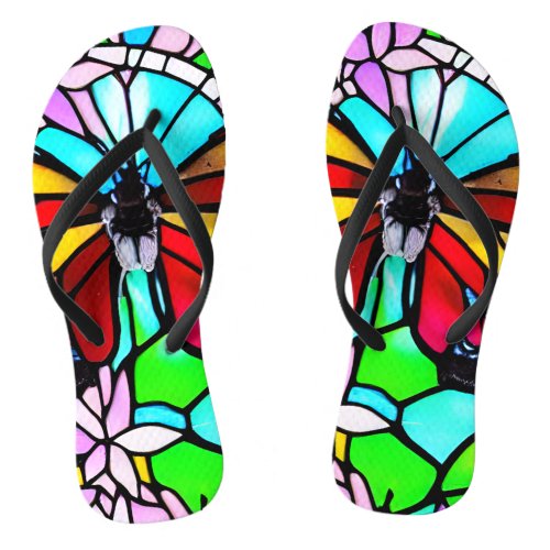 Butterfly Flip Flops