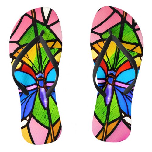 Butterfly Flip Flops