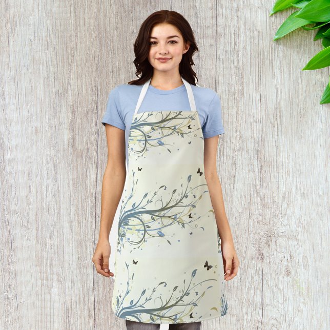 Butterfly Floral Apron (Creator Uploaded)