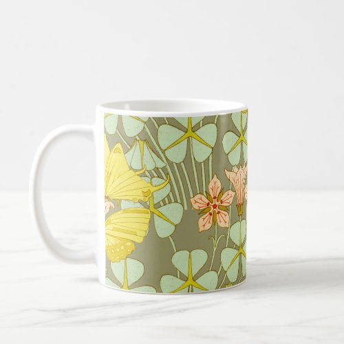 Butterfly Floral Botanical Colorful Coffee Mug