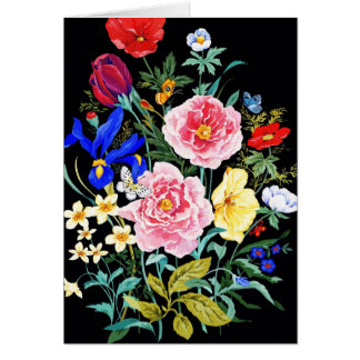 Butterfly Floral Cards