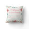 Butterfly Floral Garden Baby Stats Pillow