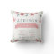 Butterfly Floral Garden Baby Stats Pillow