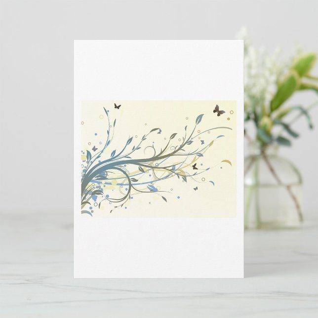 Butterfly Floral Invitation (Creator Uploaded)