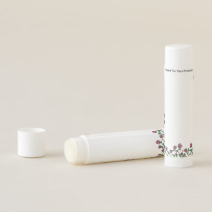 Butterfly Floral Lip Balm