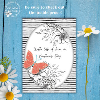 Butterfly & Floral Mother’s Day Card