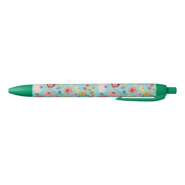 Butterfly Floral Pattern Pen (Bottom)