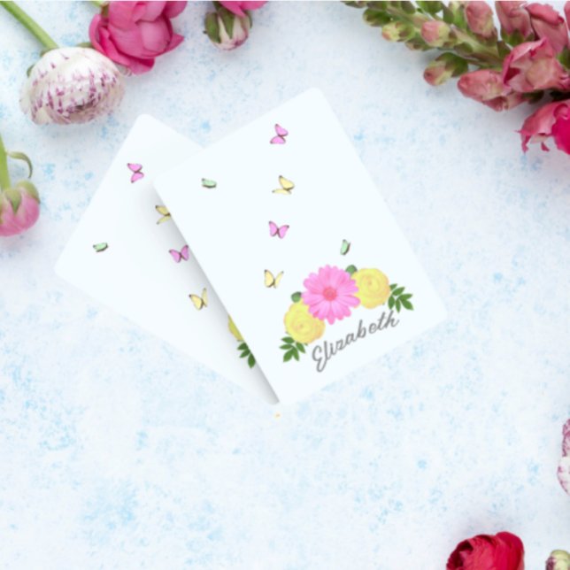 Butterfly Floral Poker Cards (Creator Uploaded)