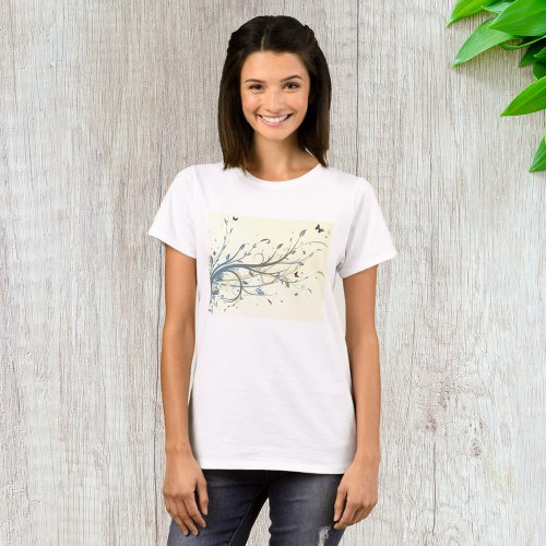 Butterfly Floral T_Shirt