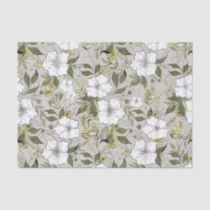 Butterfly Floral Tissue Paper