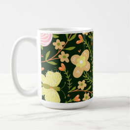 Butterfly Flower Coffee Mug