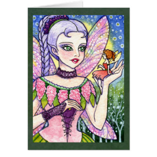 Butterfly Flower Fairy Fantasy Card by Ann Howard